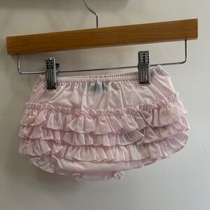 Pink Ruffle Diaper cover Bloomers 9-12m